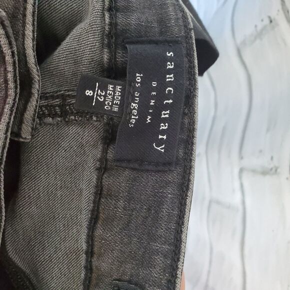 Sanctuary high rise embellished ankle jeans black - Picture 6 of 8